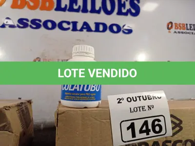 LOTE 146 - 02 CAIXAS COM COLA TUBO ST 175G, COM 15 FRASCOS CADA. (NO ESTADO) ATENÇÃO! FAZER A VISITAÇÃO ANTES DE ARREMATAR, NÃO SABEMOS SE FUNCIONA. LEILÃO NÃO TEM GARANTIA E NEM DEVOLUÇÃO, SUJEITO A POSSÍVEIS AVARIAS VISÍVEIS/OCULTAS E/OU AUSÊNCIA DE COMPONENTES.
