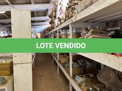 LOTE 395 - 04 ESTANTES EM MADEIRA PARA GALPÃO (NO ESTADO) (SÓ PODERÁ RETIRAR 30 DIAS APÓS O TÉRMINO DO LEILÃO)
