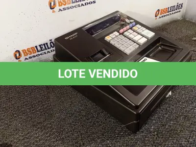 LOTE 017 - 01 CAIXA REGISTRADORA MARCA SHARP MODELO XE-A 107. (NO ESTADO) ATENÇÃO! FAZER A VISITAÇÃO ANTES DE ARREMATAR, NÃO SABEMOS SE FUNCIONA. LEILÃO NÃO TEM GARANTIA E NEM DEVOLUÇÃO, SUJEITO A POSSÍVEIS AVARIAS VISÍVEIS/OCULTAS E/OU AUSÊNCIA DE COMPONENTES.