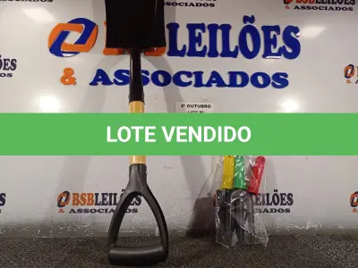 LOTE 015 - 01 CONJUNTO PARA JARDINAGEM E 01 MINI PÁ PARA ACAMPAMENTO. (NO ESTADO) ATENÇÃO! FAZER A VISITAÇÃO ANTES DE ARREMATAR, NÃO SABEMOS SE FUNCIONA. LEILÃO NÃO TEM GARANTIA E NEM DEVOLUÇÃO, SUJEITO A POSSÍVEIS AVARIAS VISÍVEIS/OCULTAS E/OU AUSÊNCIA DE COMPONENTES.