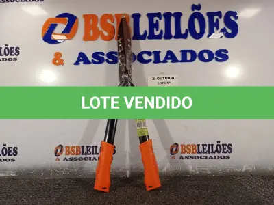 LOTE 051 - 01 TESOURA PARA JARDINAGEM COM CABO EMBORRACHADO. (NO ESTADO) ATENÇÃO! FAZER A VISITAÇÃO ANTES DE ARREMATAR, NÃO SABEMOS SE FUNCIONA. LEILÃO NÃO TEM GARANTIA E NEM DEVOLUÇÃO, SUJEITO A POSSÍVEIS AVARIAS VISÍVEIS/OCULTAS E/OU AUSÊNCIA DE COMPONENTES.