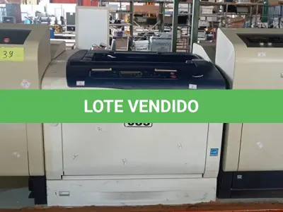 LOTE 083 - 03 IMPRESSORAS MARCAS E MODELOS DIVERSOS PARA RETIRADA DE PEÇAS. (NO ESTADO) ATENÇÃO! FAZER A VISITAÇÃO ANTES DE ARREMATAR, NÃO SABEMOS SE FUNCIONA. LEILÃO NÃO TEM GARANTIA E NEM DEVOLUÇÃO, SUJEITO A POSSÍVEIS AVARIAS VISÍVEIS/OCULTAS E/OU AUSÊNCIA DE COMPONENTES.