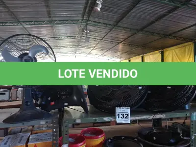 LOTE 132 - 01 LOTE COM VÁRIOS VENTILADORES MARCAS E MODELOS DIVERSOS. (NO ESTADO) ATENÇÃO! FAZER A VISITAÇÃO ANTES DE ARREMATAR, NÃO SABEMOS SE FUNCIONA. LEILÃO NÃO TEM GARANTIA E NEM DEVOLUÇÃO, SUJEITO A POSSÍVEIS AVARIAS VISÍVEIS/OCULTAS E/OU AUSÊNCIA DE COMPONENTES.