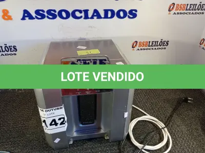 LOTE 142 - 01 PURIFICADOR DE ÁGUA MARCA ELECTROLUX 220V. (NO ESTADO) ATENÇÃO! FAZER A VISITAÇÃO ANTES DE ARREMATAR, NÃO SABEMOS SE FUNCIONA. LEILÃO NÃO TEM GARANTIA E NEM DEVOLUÇÃO, SUJEITO A POSSÍVEIS AVARIAS VISÍVEIS/OCULTAS E/OU AUSÊNCIA DE COMPONENTES.
