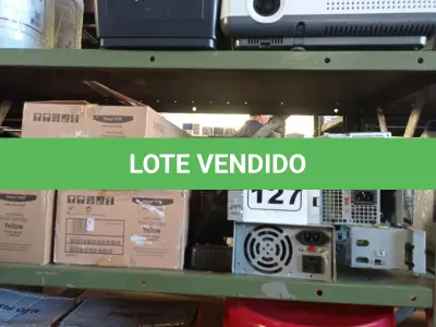 LOTE 127 - 03 TONNERS XEROX PHASER 6180 AMARELO E VÁRIAS FONTES MARCAS E MODELOS DIVERSOS. (NO ESTADO) ATENÇÃO! FAZER A VISITAÇÃO ANTES DE ARREMATAR, NÃO SABEMOS SE FUNCIONA. LEILÃO NÃO TEM GARANTIA E NEM DEVOLUÇÃO, SUJEITO A POSSÍVEIS AVARIAS VISÍVEIS/OCULTAS E/OU AUSÊNCIA DE COMPONENTES.