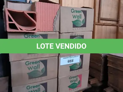 LOTE 055 - 01 LOTE COM TIJOLOS ECOLÓGICOS (NO ESTADO, NÃO SABEMOS SE FUNCIONA. LEILÃO NÃO TEM GARANTIA E NEM DEVOLUÇÃO).