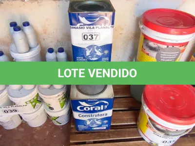 LOTE 037 - 03 LATAS DE SELADORA ACRÍLICA (NO ESTADO, NÃO SABEMOS SE FUNCIONA. LEILÃO NÃO TEM GARANTIA E NEM DEVOLUÇÃO).