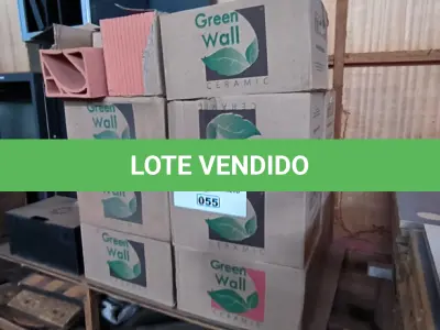 LOTE 055 - 01 LOTE COM TIJOLOS ECOLÓGICOS (NO ESTADO, NÃO SABEMOS SE FUNCIONA. LEILÃO NÃO TEM GARANTIA E NEM DEVOLUÇÃO).