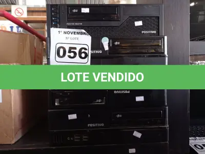 LOTE 056 - 04 CPU’S MARCAS POSITIVO MODELOS DIVERSOS. (NO ESTADO) ATENÇÃO! FAZER A VISITAÇÃO ANTES DE ARREMATAR, NÃO SABEMOS SE FUNCIONA. LEILÃO NÃO TEM GARANTIA E NEM DEVOLUÇÃO, SUJEITO A POSSÍVEIS AVARIAS VISÍVEIS/OCULTAS E/OU AUSÊNCIA DE COMPONENTES.