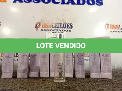 LOTE 014 - 10 PERFUMES LE PETIT 30ML. (NO ESTADO) ATENÇÃO! FAZER A VISITAÇÃO ANTES DE ARREMATAR, NÃO SABEMOS SE FUNCIONA. LEILÃO NÃO TEM GARANTIA E NEM DEVOLUÇÃO, SUJEITO A POSSÍVEIS AVARIAS VISÍVEIS/OCULTAS E/OU AUSÊNCIA DE COMPONENTES.