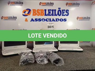 LOTE 001 - 03 NETBOOK’S MARCAS POSITIVO COM FONTE. (NO ESTADO) ATENÇÃO! FAZER A VISITAÇÃO ANTES DE ARREMATAR, NÃO SABEMOS SE FUNCIONA. LEILÃO NÃO TEM GARANTIA E NEM DEVOLUÇÃO, SUJEITO A POSSÍVEIS AVARIAS VISÍVEIS/OCULTAS E/OU AUSÊNCIA DE COMPONENTES.