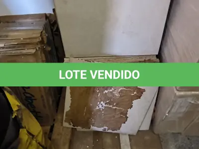 LOTE 055 - 01 LOTE COM PISO 60CM X 60CM (NO ESTADO, NÃO SABEMOS SE FUNCIONA. LEILÃO NÃO TEM GARANTIA E NEM DEVOLUÇÃO).