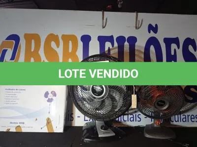 LOTE 058 - 03 – VENTILADORES DIVERSOS (NO ESTADO, NÃO SABEMOS SE FUNCIONA. LEILÃO NÃO TEM GARANTIA E NEM DEVOLUÇÃO, SUJEITO A POSSÍVEIS AVARIAS VISÍVEIS/OCULTAS E/OU AUSÊNCIA DE COMPONENTES)