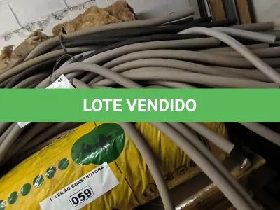 LOTE 058 - 01 LOTE COM BAGUETES PARA TUBOS DE AR-CONDICIONADO (NO ESTADO, NÃO SABEMOS SE FUNCIONA. LEILÃO NÃO TEM GARANTIA E NEM DEVOLUÇÃO).
