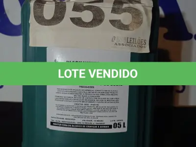 LOTE 055 - 10 LITROS DE LAURIL (NO ESTADO, NÃO SABEMOS SE FUNCIONA. LEILÃO NÃO TEM GARANTIA E NEM DEVOLUÇÃO, SUJEITO A POSSÍVEIS AVARIAS VISÍVEIS/OCULTAS E/OU AUSÊNCIA DE COMPONENTES)