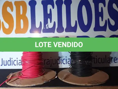 LOTE 051 - 02 – BOBINA DE FIO (NO ESTADO, NÃO SABEMOS SE FUNCIONA. LEILÃO NÃO TEM GARANTIA E NEM DEVOLUÇÃO, SUJEITO A POSSÍVEIS AVARIAS VISÍVEIS/OCULTAS E/OU AUSÊNCIA DE COMPONENTES)