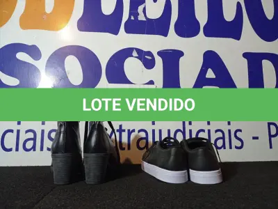 LOTE 032 - 02 – PARES DE CALÇADOS FEMININO Nº 37 (NO ESTADO, NÃO SABEMOS SE FUNCIONA. LEILÃO NÃO TEM GARANTIA E NEM DEVOLUÇÃO, SUJEITO A POSSÍVEIS AVARIAS VISÍVEIS/OCULTAS E/OU AUSÊNCIA DE COMPONENTES)