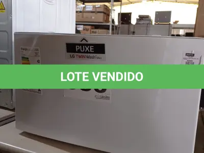 LOTE 050 - 01 - LAVADORA DE ROUPAS SMART TWINWASH MINI 2KG 220V 3 MOTION (NO ESTADO, NÃO SABEMOS SE FUNCIONA. LEILÃO NÃO TEM GARANTIA E NEM DEVOLUÇÃO, SUJEITO A POSSÍVEIS AVARIAS VISÍVEIS/OCULTAS E/OU AUSÊNCIA DE COMPONENTES)