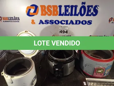 LOTE 494 - 01 TORRADEIRA E 03 PANELAS ELÉTRICAS MARCAS E MODELOS DIVERSOS. (NO ESTADO) ATENÇÃO! FAZER A VISITAÇÃO ANTES DE ARREMATAR, NÃO SABEMOS SE FUNCIONA. LEILÃO NÃO TEM GARANTIA E NEM DEVOLUÇÃO, SUJEITO A POSSÍVEIS AVARIAS VISÍVEIS/OCULTAS E/OU AUSÊNCIA DE COMPONENTES.