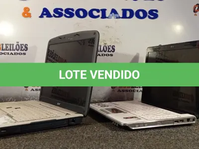 LOTE 508 - 02 NOTEBOOKS MARCAS E MODELOS DIVERSOS. (NO ESTADO) ATENÇÃO! FAZER A VISITAÇÃO ANTES DE ARREMATAR, NÃO SABEMOS SE FUNCIONA. LEILÃO NÃO TEM GARANTIA E NEM DEVOLUÇÃO, SUJEITO A POSSÍVEIS AVARIAS VISÍVEIS/OCULTAS E/OU AUSÊNCIA DE COMPONENTES.