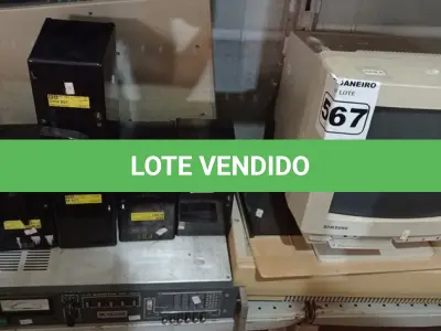 LOTE 567 - 01 SCANER, 01 MONITOR DE TUBO, 02 EQUIPAMENTOS ELETRÔNICOS E 05 CHAVES SECCIONADORAS GHM 661. (NO ESTADO) ATENÇÃO! FAZER A VISITAÇÃO ANTES DE ARREMATAR, NÃO SABEMOS SE FUNCIONA. LEILÃO NÃO TEM GARANTIA E NEM DEVOLUÇÃO, SUJEITO A POSSÍVEIS AVARIAS VISÍVEIS/OCULTAS E/OU AUSÊNCIA DE COMPONENTES.