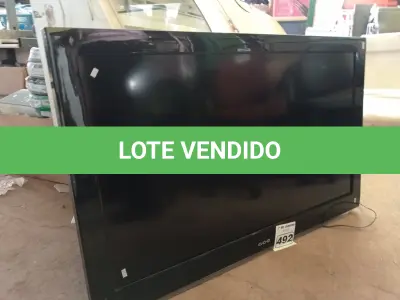 LOTE 492 - 01 TV LCD CCE 46” POL.  (NO ESTADO) ATENÇÃO! FAZER A VISITAÇÃO ANTES DE ARREMATAR, NÃO SABEMOS SE FUNCIONA. LEILÃO NÃO TEM GARANTIA E NEM DEVOLUÇÃO, SUJEITO A POSSÍVEIS AVARIAS VISÍVEIS/OCULTAS E/OU AUSÊNCIA DE COMPONENTES.