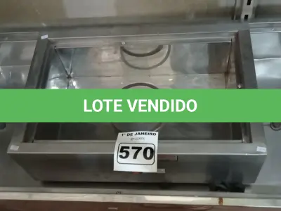 LOTE 570 - 02 BANHOS-MARIA EM AÇO INOX. (NO ESTADO) ATENÇÃO! FAZER A VISITAÇÃO ANTES DE ARREMATAR, NÃO SABEMOS SE FUNCIONA. LEILÃO NÃO TEM GARANTIA E NEM DEVOLUÇÃO, SUJEITO A POSSÍVEIS AVARIAS VISÍVEIS/OCULTAS E/OU AUSÊNCIA DE COMPONENTES.