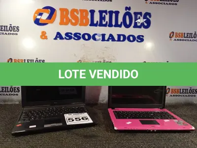 LOTE 556 - 02 NOTEBOOK’S MARCAS E MODELOS DIVERSOS. (NO ESTADO) ATENÇÃO! FAZER A VISITAÇÃO ANTES DE ARREMATAR, NÃO SABEMOS SE FUNCIONA. LEILÃO NÃO TEM GARANTIA E NEM DEVOLUÇÃO, SUJEITO A POSSÍVEIS AVARIAS VISÍVEIS/OCULTAS E/OU AUSÊNCIA DE COMPONENTES.