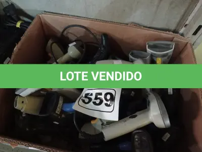 LOTE 559 - 01 LOTE COM VÁRIOS LEITORES DE CÓDIGO DE BARRAS MARCAS E MODELOS DIVERSOS. (NO ESTADO) ATENÇÃO! FAZER A VISITAÇÃO ANTES DE ARREMATAR, NÃO SABEMOS SE FUNCIONA. LEILÃO NÃO TEM GARANTIA E NEM DEVOLUÇÃO, SUJEITO A POSSÍVEIS AVARIAS VISÍVEIS/OCULTAS E/OU AUSÊNCIA DE COMPONENTES.