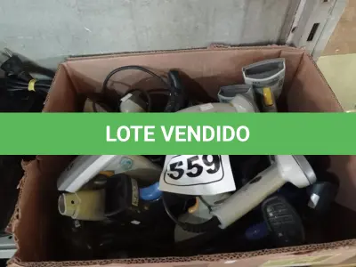 LOTE 559 - 01 LOTE COM VÁRIOS LEITORES DE CÓDIGO DE BARRAS MARCAS E MODELOS DIVERSOS. (NO ESTADO) ATENÇÃO! FAZER A VISITAÇÃO ANTES DE ARREMATAR, NÃO SABEMOS SE FUNCIONA. LEILÃO NÃO TEM GARANTIA E NEM DEVOLUÇÃO, SUJEITO A POSSÍVEIS AVARIAS VISÍVEIS/OCULTAS E/OU AUSÊNCIA DE COMPONENTES.