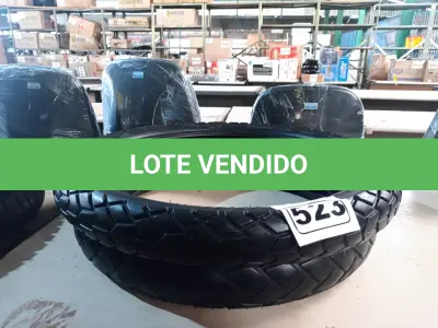 LOTE 523 - 02 PNEUS DE MOTO 90/90/21, 110/80/19. (NO ESTADO) ATENÇÃO! FAZER A VISITAÇÃO ANTES DE ARREMATAR, NÃO SABEMOS SE FUNCIONA. LEILÃO NÃO TEM GARANTIA E NEM DEVOLUÇÃO, SUJEITO A POSSÍVEIS AVARIAS VISÍVEIS/OCULTAS E/OU AUSÊNCIA DE COMPONENTES.