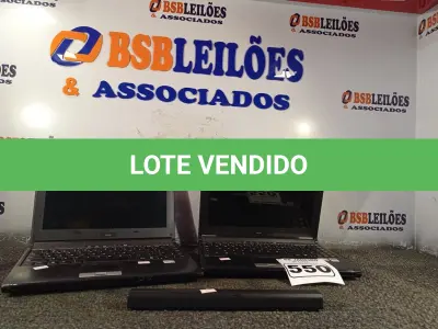 LOTE 550 - 02 NOTEBOOK’S MARCAS E MODELOS DIVERSOS. (NO ESTADO) ATENÇÃO! FAZER A VISITAÇÃO ANTES DE ARREMATAR, NÃO SABEMOS SE FUNCIONA. LEILÃO NÃO TEM GARANTIA E NEM DEVOLUÇÃO, SUJEITO A POSSÍVEIS AVARIAS VISÍVEIS/OCULTAS E/OU AUSÊNCIA DE COMPONENTES.