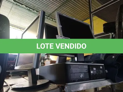 LOTE 510 - 01 CPU E 03 MONITORES MARCAS E MODELOS DIVERSOS. (NO ESTADO) ATENÇÃO! FAZER A VISITAÇÃO ANTES DE ARREMATAR, NÃO SABEMOS SE FUNCIONA. LEILÃO NÃO TEM GARANTIA E NEM DEVOLUÇÃO, SUJEITO A POSSÍVEIS AVARIAS VISÍVEIS/OCULTAS E/OU AUSÊNCIA DE COMPONENTES.