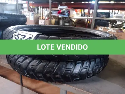 LOTE 524 - 02 PNEUS DE MOTO 90/90/21, 120/70/19. (NO ESTADO) ATENÇÃO! FAZER A VISITAÇÃO ANTES DE ARREMATAR, NÃO SABEMOS SE FUNCIONA. LEILÃO NÃO TEM GARANTIA E NEM DEVOLUÇÃO, SUJEITO A POSSÍVEIS AVARIAS VISÍVEIS/OCULTAS E/OU AUSÊNCIA DE COMPONENTES.