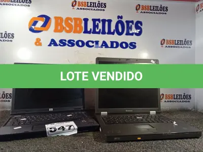 LOTE 547 - 02 NOTEBOOK’S MARCAS E MODELOS DIVERSOS. (NO ESTADO) ATENÇÃO! FAZER A VISITAÇÃO ANTES DE ARREMATAR, NÃO SABEMOS SE FUNCIONA. LEILÃO NÃO TEM GARANTIA E NEM DEVOLUÇÃO, SUJEITO A POSSÍVEIS AVARIAS VISÍVEIS/OCULTAS E/OU AUSÊNCIA DE COMPONENTES.