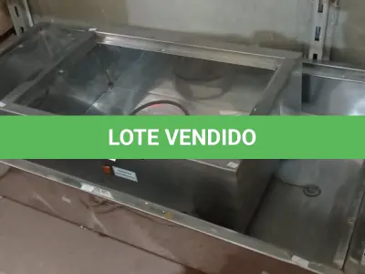LOTE 570 - 02 BANHOS-MARIA EM AÇO INOX. (NO ESTADO) ATENÇÃO! FAZER A VISITAÇÃO ANTES DE ARREMATAR, NÃO SABEMOS SE FUNCIONA. LEILÃO NÃO TEM GARANTIA E NEM DEVOLUÇÃO, SUJEITO A POSSÍVEIS AVARIAS VISÍVEIS/OCULTAS E/OU AUSÊNCIA DE COMPONENTES.