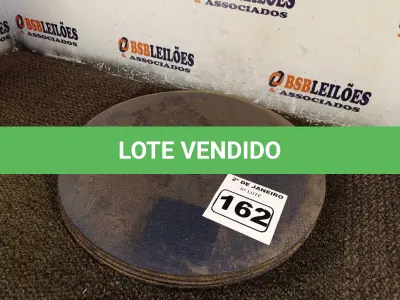 LOTE 162 - 05 DISCOS CLIPPERS: DIÂMETRO 18, ESPECIFICAÇÃO MR-822, RPM 3069. (NO ESTADO) ATENÇÃO! FAZER A VISITAÇÃO ANTES DE ARREMATAR, NÃO SABEMOS SE FUNCIONA. LEILÃO NÃO TEM GARANTIA E NEM DEVOLUÇÃO, SUJEITO A POSSÍVEIS AVARIAS VISÍVEIS/OCULTAS E/OU AUSÊNCIA DE COMPONENTES.