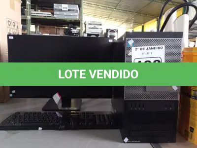 LOTE 198 - 01 CPU, 01 TECLADO E 01 MONITOR. (NO ESTADO) ATENÇÃO! FAZER A VISITAÇÃO ANTES DE ARREMATAR, NÃO SABEMOS SE FUNCIONA. LEILÃO NÃO TEM GARANTIA E NEM DEVOLUÇÃO, SUJEITO A POSSÍVEIS AVARIAS VISÍVEIS/OCULTAS E/OU AUSÊNCIA DE COMPONENTES.