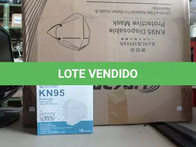 LOTE 201 - 01 CAIXA COM APROXIMADAMENTE 1.000 MASCARAS DESCARTÁVEIS KN95 . (NO ESTADO) ATENÇÃO! FAZER A VISITAÇÃO ANTES DE ARREMATAR, NÃO SABEMOS SE FUNCIONA. LEILÃO NÃO TEM GARANTIA E NEM DEVOLUÇÃO, SUJEITO A POSSÍVEIS AVARIAS VISÍVEIS/OCULTAS E/OU AUSÊNCIA DE COMPONENTES.