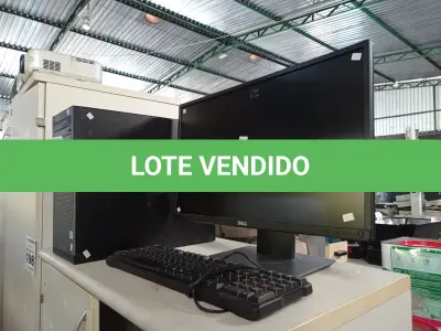 LOTE 169 - 01 CPU, 01 TECLADO E 01 MONITOR. (NO ESTADO) ATENÇÃO! FAZER A VISITAÇÃO ANTES DE ARREMATAR, NÃO SABEMOS SE FUNCIONA. LEILÃO NÃO TEM GARANTIA E NEM DEVOLUÇÃO, SUJEITO A POSSÍVEIS AVARIAS VISÍVEIS/OCULTAS E/OU AUSÊNCIA DE COMPONENTES.