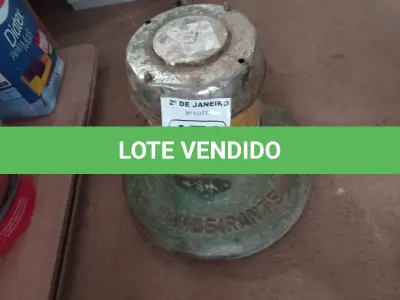 LOTE 173 - 01 ENCERADEIRA INDUSTRIAL INCOMPLETA MARACA BANDEIRANTE. (NO ESTADO) ATENÇÃO! FAZER A VISITAÇÃO ANTES DE ARREMATAR, NÃO SABEMOS SE FUNCIONA. LEILÃO NÃO TEM GARANTIA E NEM DEVOLUÇÃO, SUJEITO A POSSÍVEIS AVARIAS VISÍVEIS/OCULTAS E/OU AUSÊNCIA DE COMPONENTES.