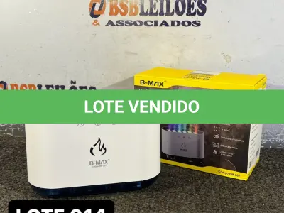 LOTE 014 - 01 UMIDIFICADOR DE AR E AROMATIZADOR COM LED MULTICORES( NOVO ) ( NO ESTADO )