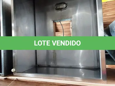 LOTE 162 - 01 COIFA EM AÇO INOX, MEDINDO 120CMX100CM. (NO ESTADO, NÃO SABEMOS SE FUNCIONA. LEILÃO NÃO TEM GARANTIA E NEM DEVOLUÇÃO).