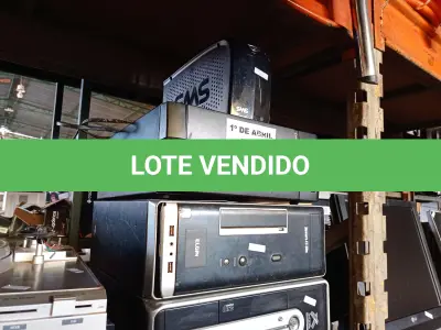 LOTE 059 - 01 NOBREAK E 05 CPU MARCAS E MODELOS DIVERSOS PARA RETIRADA DE PEÇAS. (NO ESTADO) ATENÇÃO! FAZER A VISITAÇÃO ANTES DE ARREMATAR, NÃO SABEMOS SE FUNCIONA. LEILÃO NÃO TEM GARANTIA E NEM DEVOLUÇÃO, SUJEITO A POSSÍVEIS AVARIAS VISÍVEIS/OCULTAS E/OU AUSÊNCIA DE COMPONENTES.