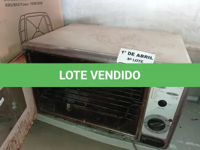 LOTE 051 - 01 FORNO ELÉTRICO MARCA FISCHER. (NO ESTADO) ATENÇÃO! FAZER A VISITAÇÃO ANTES DE ARREMATAR, NÃO SABEMOS SE FUNCIONA. LEILÃO NÃO TEM GARANTIA E NEM DEVOLUÇÃO, SUJEITO A POSSÍVEIS AVARIAS VISÍVEIS/OCULTAS E/OU AUSÊNCIA DE COMPONENTES.