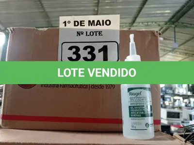 LOTE 331 - 03 CAIXAS COM BISNAGAS DE ÁLCOOL ETÍLICO HIDRATADO 90G. (NO ESTADO) ATENÇÃO! FAZER A VISITAÇÃO ANTES DE ARREMATAR, NÃO SABEMOS SE FUNCIONA. LEILÃO NÃO TEM GARANTIA E NEM DEVOLUÇÃO, SUJEITO A POSSÍVEIS AVARIAS VISÍVEIS/OCULTAS E/OU AUSÊNCIA DE COMPONENTES.