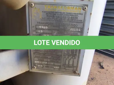 LOTE 113 - 01 TRANSFORMADOR 45 KVA (NO ESTADO)