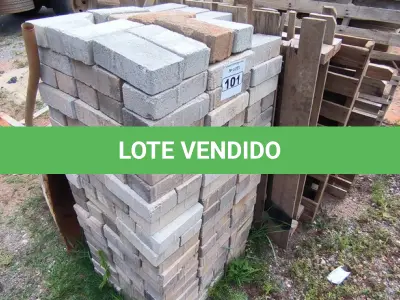 LOTE 101 - 01 LOTE COM BLOQUETES EM CONCRETO (NO ESTADO) 