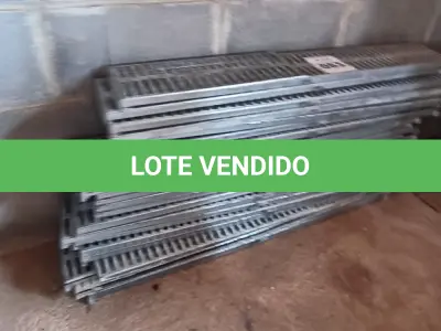 LOTE 083 - 01 LOTE COM GRELHAS PARA DRENAGEM DE ÁGUAS (NO ESTADO)