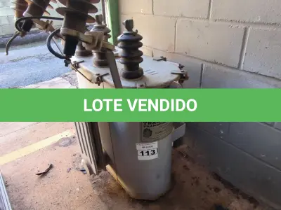 LOTE 113 - 01 TRANSFORMADOR 45 KVA (NO ESTADO)